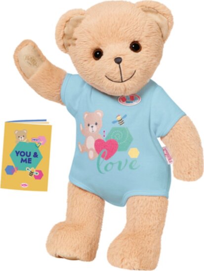 Zapf BABY born Pihe-puha kék mackó plüssfigura Zapf BABY born Pihe-puha kék mackó plüssfigura