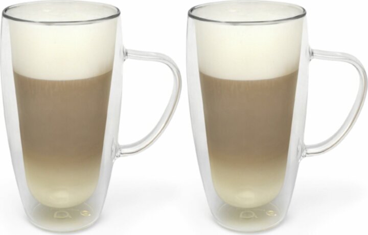 Bredemeijer Latte Macchiato 400ml Dupla Falú Üveg Pohár Szett 2 Darabos Bredemeijer Latte Macchiato 400ml Dupla Falú Üveg Pohár Szett 2 Darabos