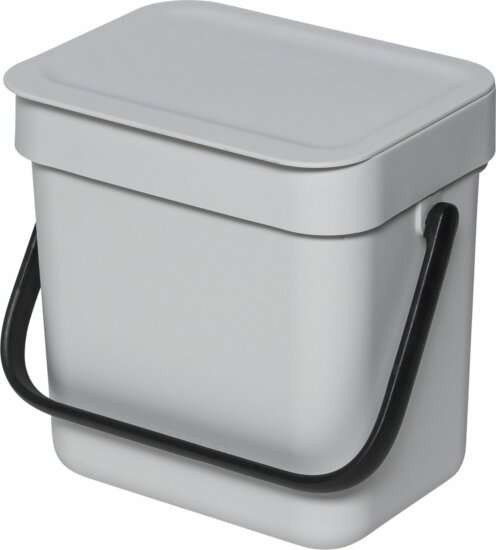 Brabantia 213229 Sort & Go szemetes kuka 3 L - világosszürke Brabantia 213229 Sort & Go szemetes kuka 3 L - világosszürke