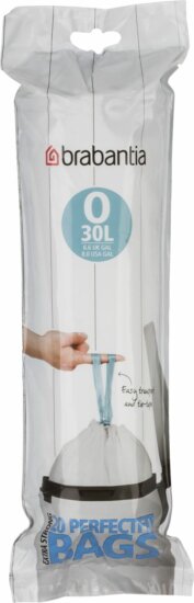 Brabantia 300349 PerfectFit szemeteszsák 30 L 20 db - fehér
