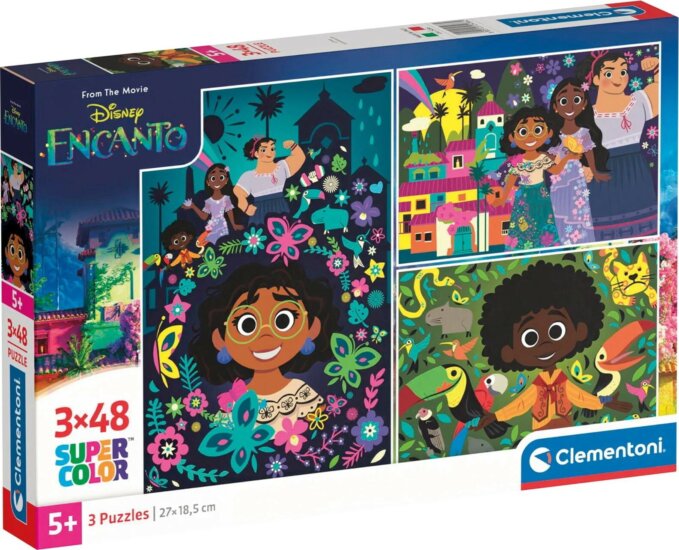 Clementoni 25286 - Supercolor Disney Encanto Puzzle 3x48 darabos Clementoni 25286 - Supercolor Disney Encanto Puzzle 3x48 darabos