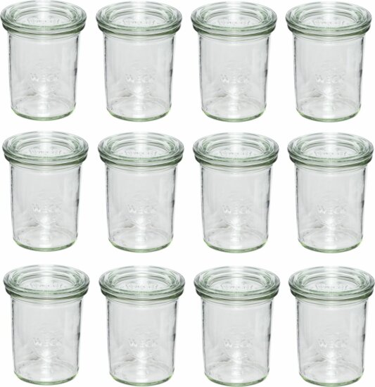 WECK 121162 Befőttes üveg 12 darabos készlet 160ml
