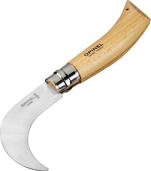 Opinel 113110 No.10 Összecsukható kerti kés ívelt pengével - Bükkfa markolattal Opinel 113110 No.10 Összecsukható kerti kés ívelt pengével - Bükkfa markolattal