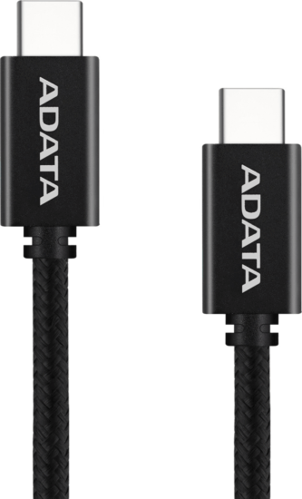 Adapa CACC-100PN-BK USB-C apa - USB-C apa 2.0 Adat és töltő kábel - Fekete (1m)