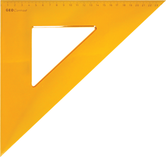 Aristo GEO22436 45° háromszög vonalzó - 36 cm Aristo GEO22436 45° háromszög vonalzó - 36 cm