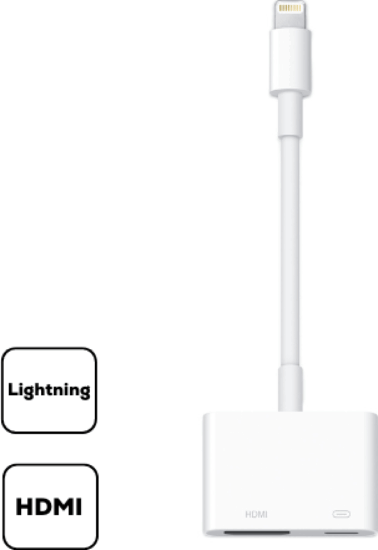 Apple Lightning Digital AV Átalakító - Fehér