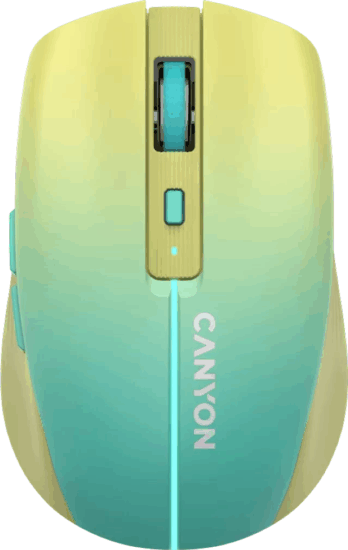 Canyon MW-44 Wireless Egér - Kék/Sárga