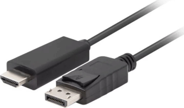 Lanberg CA-DPHD-11CC DisplayPort 1.1 - HDMI 1.4 Kábel 1.8m - Fekete
