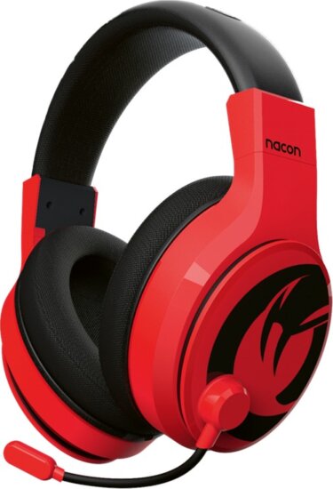 Nacon GH-120 Vezetékes Gamer Fejhallgató Headset - Piros Nacon GH-120 Vezetékes Gamer Fejhallgató Headset - Piros