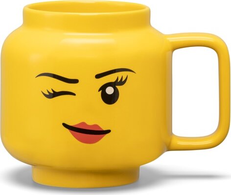 LEGO Copenhagen Winking Girl 530ml Bögre - Sárga