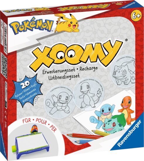 Ravensburger Xoomy Rajztábla Pokémon Kiegészítő Motívumok