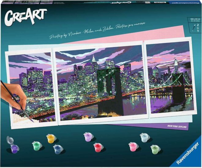 Ravensburger 23551 - CreArt New York Skyline Számfestő készlet