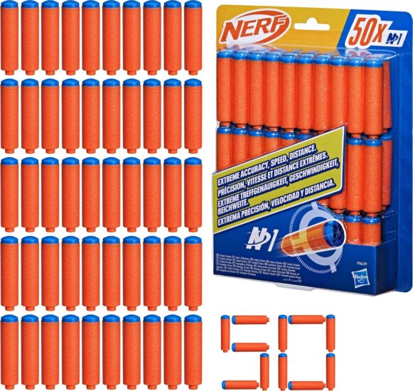 Hasbro F8639EU4 Nerf N Series N1 Szivacslövő fegyver lőszer készlet 50 db