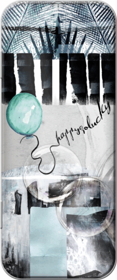 Aristo Golucky Egyrekeszes fém tolltartó - Mintás