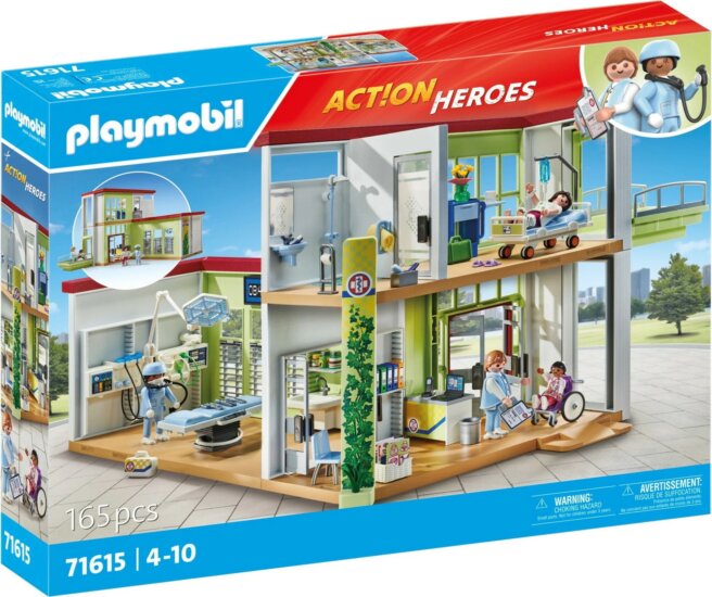 Playmobil 71615 Action Heroes - Modern Kórház Építőjáték Playmobil 71615 Action Heroes - Modern Kórház Építőjáték