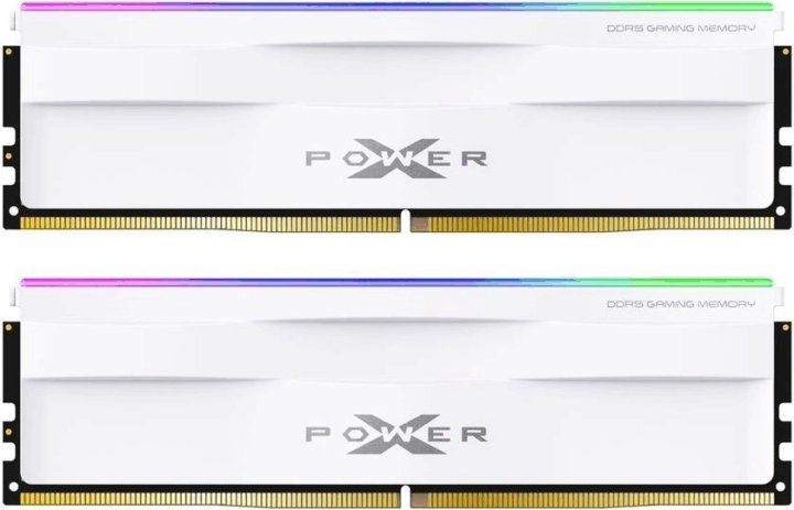 Silicon Power 64GB / 6000 Xpower Zenith Gaming White RGB DDR5 RAM KIT (2x32GB)