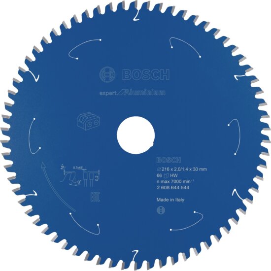 Bosch Expert Aluminium Körfűrészlap Ø 216mm 66 fog