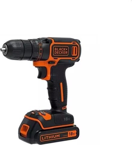 Black & Decker BDCDC18-QW 18V 1.5Ah Li-Ion akkus fúró-csavarozó Black & Decker BDCDC18-QW 18V 1.5Ah Li-Ion akkus fúró-csavarozó