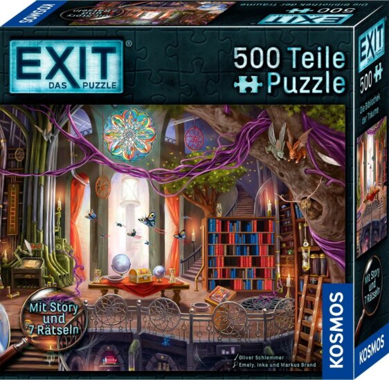 Kosmos 684464 EXIT - Az álom könyvtára rejtvény 500 darabos Puzzle Kosmos 684464 EXIT - Az álom könyvtára rejtvény 500 darabos Puzzle
