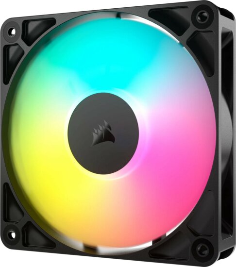 Corsair RS120 ARGB 120mm PWM Rendszerhűtő ventilátor - Fekete Corsair RS120 ARGB 120mm PWM Rendszerhűtő ventilátor - Fekete