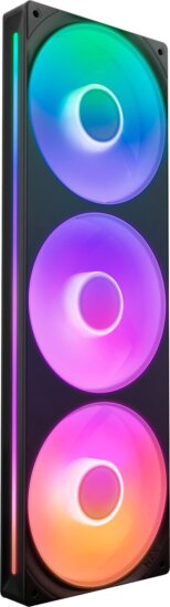 NZXT F360 RGB CORE PWM 120mm Rendszerhűtő ventilátor 3db - Fekete