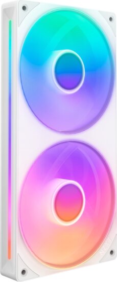 NZXT F240 RGB CORE PWM 120mm Rendszerhűtő ventilátor 2db - Fehér