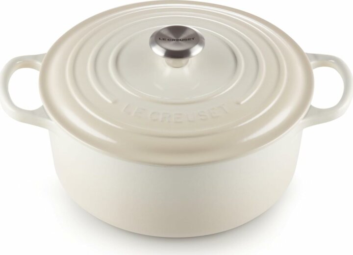 Le Creuset Signature kerek Öntöttvas Sütőtál 26cm - Bézs