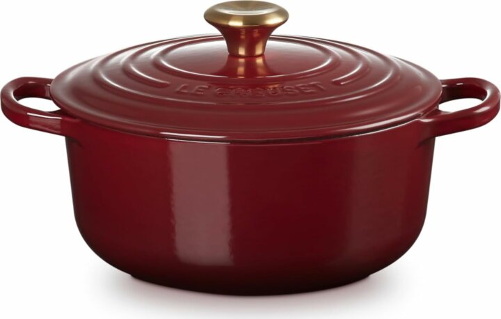 Le Creuset Signature kerek Öntöttvas Sütőtál 20cm - Bordó