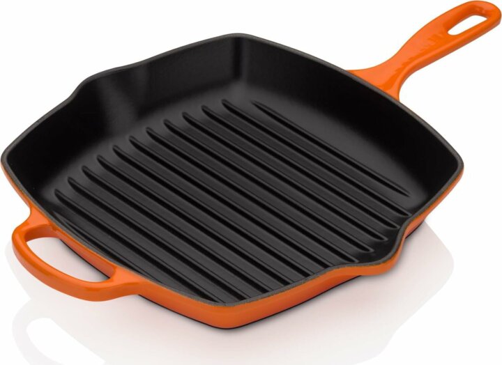 Le Creuset Öntöttvas grillserpenyő 26x26cm - Sütőpiros