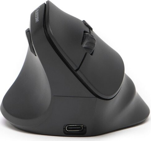 Bluestork Ergo Lumi M Wireless Vertikális Egér - Fekete (Balkezes)