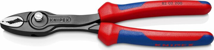 Knipex 82 02 250 TwinGrip Csúszócsuklós frontfogó 250mm