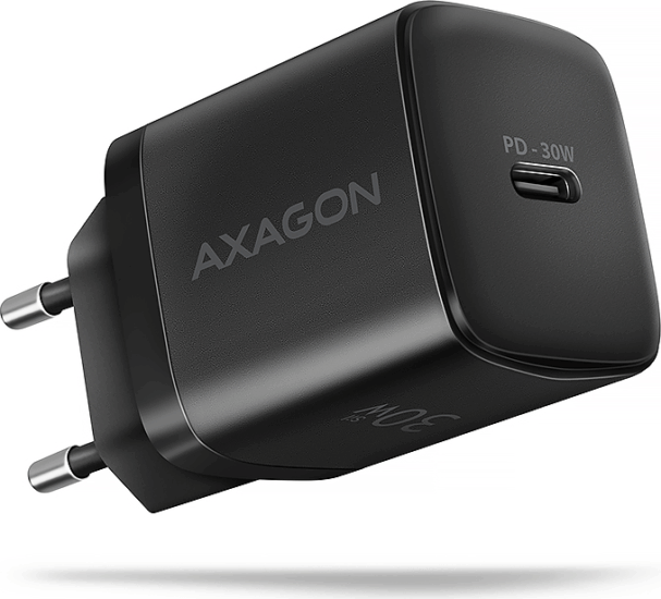 Axagon ACU-PD USB-C Hálózati gyorstöltő Adapter 30W- Fekete