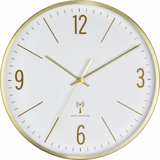 TFA 60.3534.53 Rádióvezérelt Fali óra 30cm - Fehér/Arany TFA 60.3534.53 Rádióvezérelt Fali óra 30cm - Fehér/Arany