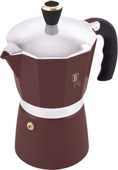 Berlinger Haus BH/8567 kotyogós kávéfőző 9 személyes - Matt bordó
