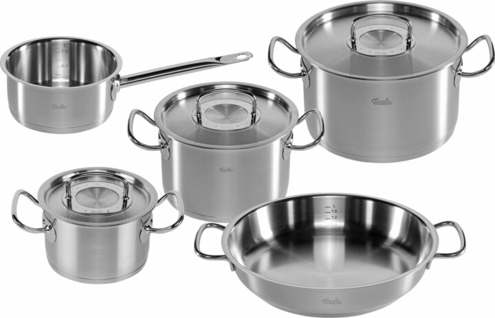 Fissler Professional Collection 5 darabos Edény készlet - Acél Fissler Professional Collection 5 darabos Edény készlet - Acél