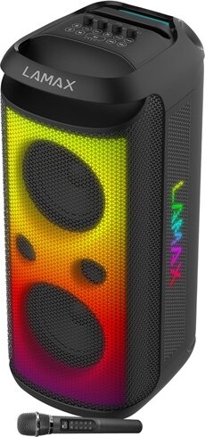 LAMAX PartyKing1 Max Hordozható Bluetooth hangszóró - Fekete