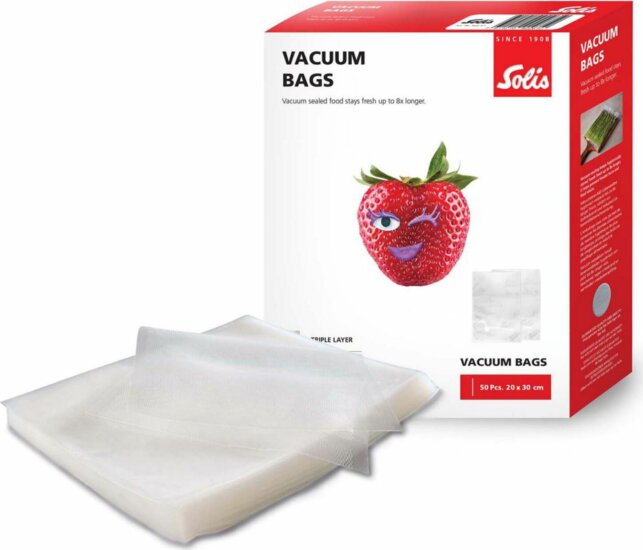 Solis S0110 Vac Bags Vákuum csomagoló tasak 20x30cm 50db