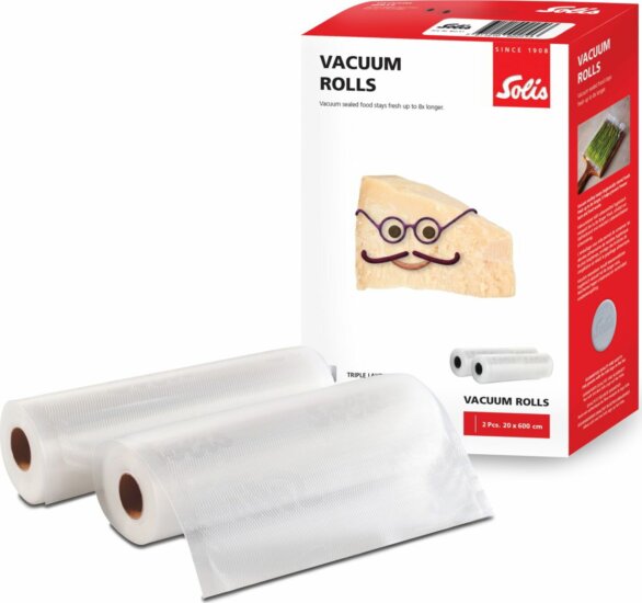 Solis S0108 Vac Rolls Vákuum csomagoló tekercs 20cm x 60m 2db
