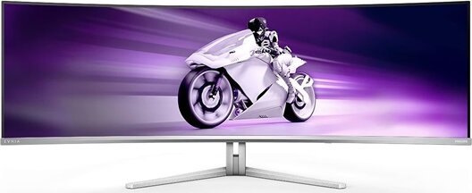 Philips 49" 49M2C8900L/00 DQHD QD-OLED 144Hz HDMI/DP/USB-C Monitor - Fehér
