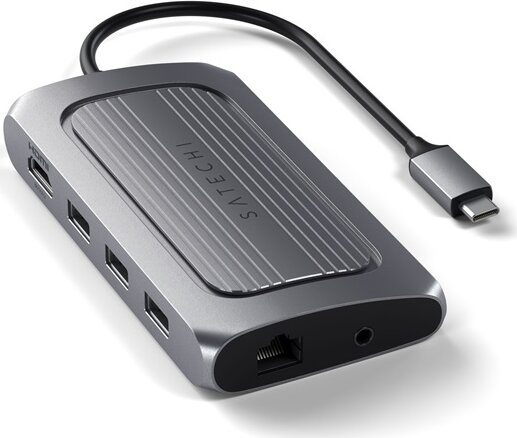 Satechi ST-U4MA3M Type-C HUB - Szürke