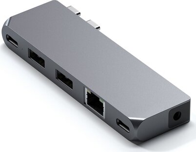 Satechi ST-UCPHMIM Aluminium Pro Mini HUB - Szürke