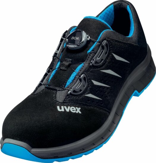 Uvex S1 P BOA Munkavédelmi védőcipő 42 méret - Fekete/Kék