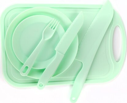 IRIS KT-187 Gyermek étkészlet (6 részes) - Türkiz IRIS KT-187 Gyermek étkészlet (6 részes) - Türkiz