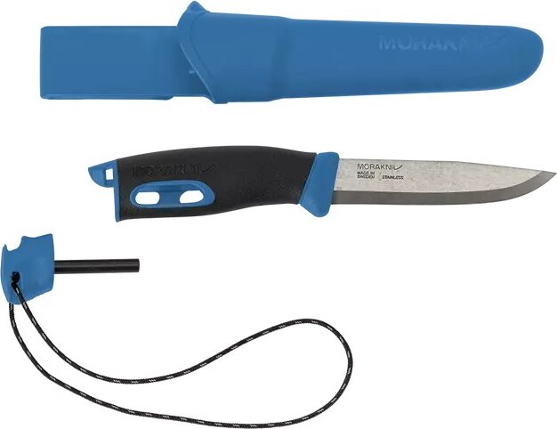 Morakniv Companion Spark Túrakés 223mm + Tűzgyújtó - Kék Morakniv Companion Spark Túrakés 223mm + Tűzgyújtó - Kék