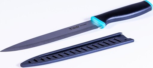 TOO KT-166 Paris Acél Szeletelő kés 20cm - Fekete TOO KT-166 Paris Acél Szeletelő kés 20cm - Fekete