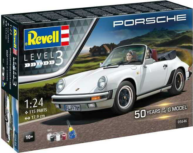 Revell 05646 Porsche 911 G-model 50 éves Jubileumi műanyag összeépíthető makett 1:24
