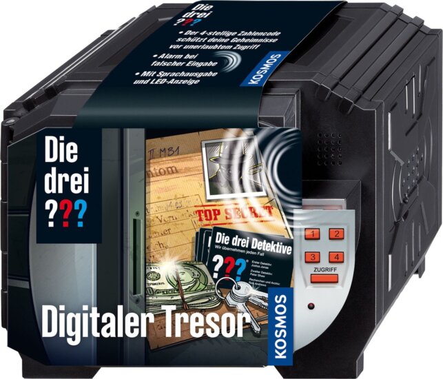 KOSMOS 630607 Die drei ??? - Digitális Trezor Detektív készlet KOSMOS 630607 Die drei ??? - Digitális Trezor Detektív készlet