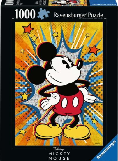 Ravensburger Disney Retro Mickey Mouse Miki Egér puzzle 1000 darabos Ravensburger Disney Retro Mickey Mouse Miki Egér puzzle 1000 darabos