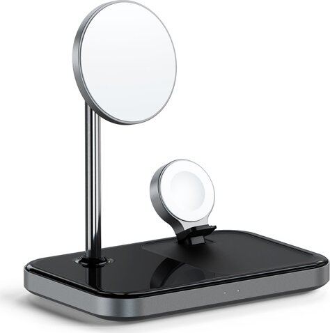 Satechi ST-WMCS3M 3in1 Wireless Mágneses Töltőállomás -Fekete