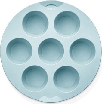 Iris Szilikon Kerek Muffin Sütőforma - Szürke / Fekete / Piros